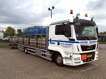 Boiten Techniek heeft een nieuwe M.A.N vrachtwagen in dienst.
